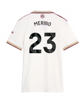 Billige Fotballdrakt Arsenal Mikel Merino #23 Replika Tredjedrakt Dame 2025-26 Kortermet Billige Fotballdrakt Arsenal Mikel Merino #23 Replika Tredjedrakt Dame 2025-26 Kortermet